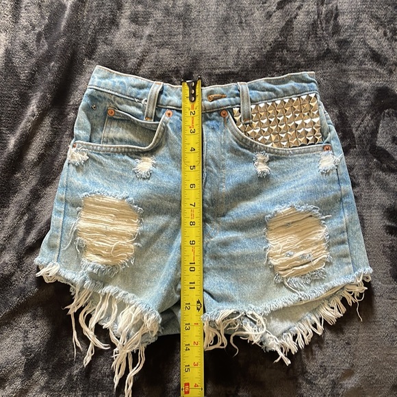 Custom Levi’s. Studded. Will fit size 24-25. See measurements in photos. - Picture 7 of 10